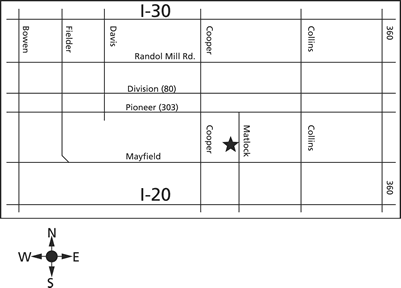Map to Central Imaging of Arlington